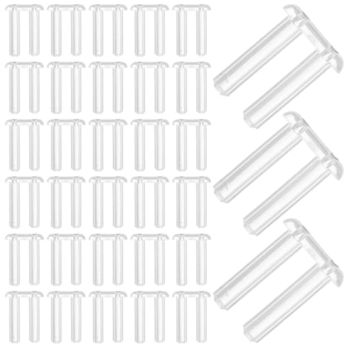 HONITANO 200 pezzi Gommini Nasali per Occhiali Senza Montatura in Plastica Dura con Anello Accessori Riparazione Naselli Occhiali Leggeri e Facili da Installare