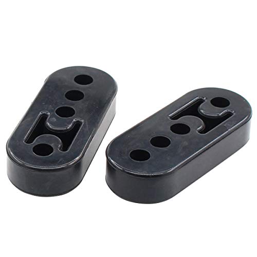 Xtremeamazing Universal Rubber Exhaust Hanger Bushing Muffler Insulators Shock Absorbent Mount Bracket 4 Hole Pack Of 2 #TOP4