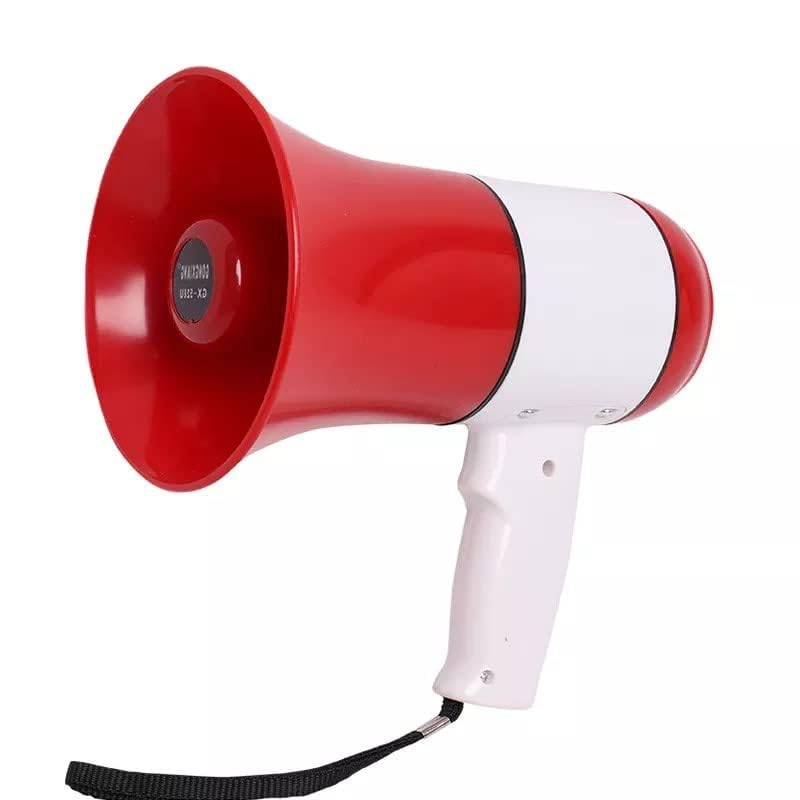 Kansalshield Portable Handheld Megaphone for Announcement with Recorder, USB and Memory Card Input. Talk, Record, Play, Siren, Music