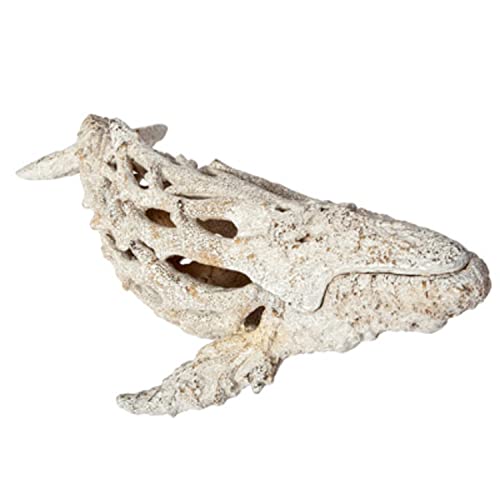 Corner Merchant Nautical Whale Ocean Decor Coral Reef Beach Home Decor Tabletop Collection (Humpback Whale, White) #TOP12