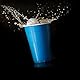Relaxdays Beer Pong Bälle, 100 Stück, Tischtennisbälle aus Kunststoff, ohne Aufdruck, Ping Pong Bälle, Ø 40 mm, weiß