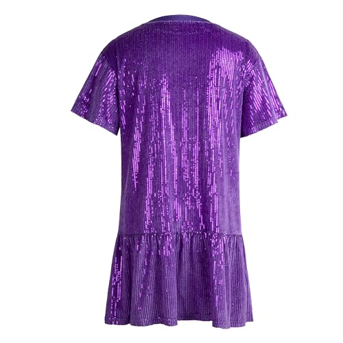 Image of FLOYU Women Sequin Birthday Dress It's My Birthday Dresses Sparkly Party Tops Sexy Birthday Outfits