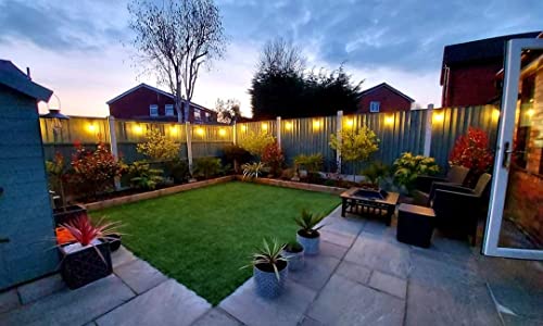 10 Metre (33FT) LED Plug-in Waterproof Warm White Heavy Duty Outdoor String Lights - Image 4