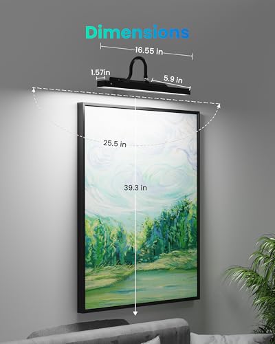 Image of Picture Lights, Battery Operated Wireless Picture Light Black