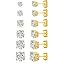 Gold-Round 4 Prong