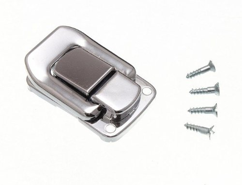 Fermoir de caisse haut de gamme 48mm x 33mm en chrome plaqué résistant