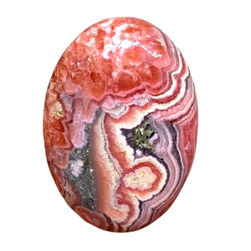 Rhodochrosite naturelle ovale de qualité supérieure pour pendentif d'exception