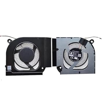 VENTILADOR GPU para portátil para ACER Predator Helios NEO 16 PHN16-71 / Predator Helios NEO 18 PHN18-71 / N22Q22 Preto Novo