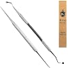 Ingrown Toenail Removal Kit – Under Nail Cleaner Tool Double Ended Nail Lifter & Nail File Cleaning Scooper Curette Tools Trimmer Medical Grade Stainless Steel Manicure Pedicure Nail Care Set by Krisp
