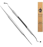 Ingrown Toenail Removal Kit - Under Nail Cleaner Tool Double Ended Nail Lifter & Nail File Cleani...