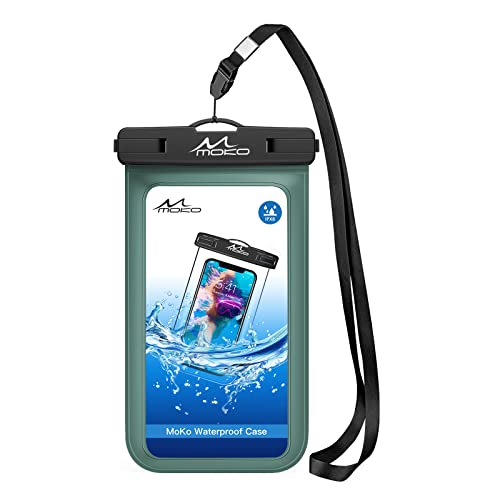 MoKo wasserdichte Handyhülle, Wasserfest Handytasche mit Band für iPhone...