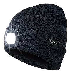 COTOP Unisex LED Headlamp Beanie Cap