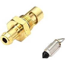 Carburetor Needle And Seat For Super E And Super G Enhanced Fuel Efficiency Metal Assembly for Easy Installation Motorcycle Engine Tuning Optimized Performance 1 Set
