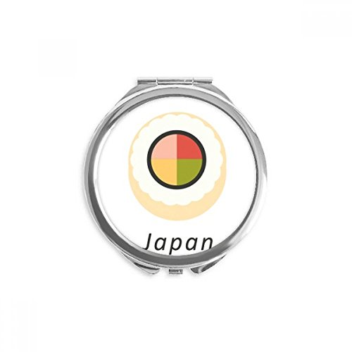 Miroir traditionnel japonais maki rond de maquillage portable et léger