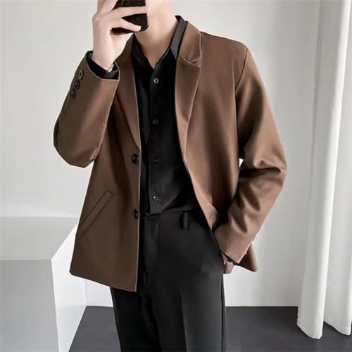 Men Korean Style Suit Coat Blazer Loose Suit Jacket Versatile Suit Jacket2