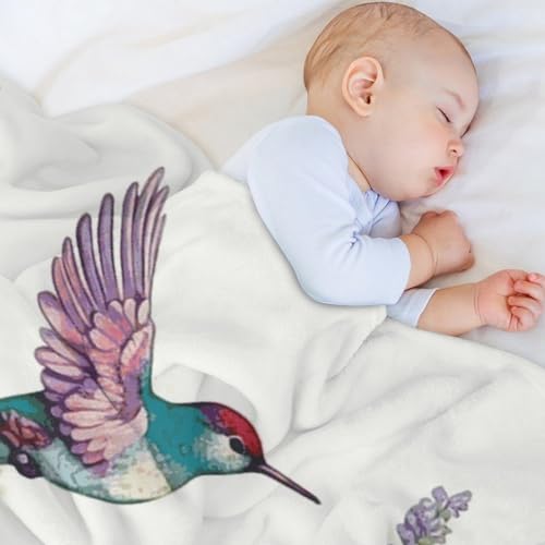 Couverture en flanelle imprimé oiseaux pour un intérieur doux et chaleureux - 8