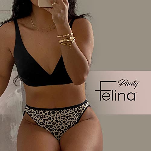Felina | So Smooth Modal Hi Cut Panty | Hi Leg Opening Panties for Women | 5-Pack3