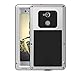 SONY Xperia XA2 Ultra Case , Bpowe Armor Tank Aluminum Metal Gorilla Glass Shockproof Military Heavy Duty sturdy Protector Cover Hard Case for SONY Xperia XA2 Ultra (Silver)