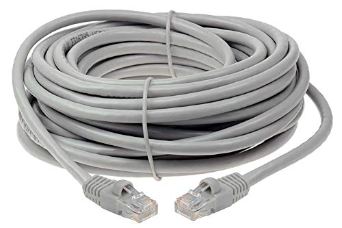 Cable de red Ethernet Cat 5E UTP 30.48 m gris miniatura 1