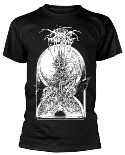 Razamataz Darkthrone - Camiseta unisex de manga corta con texto en inglés 'Lone Pines of The Lost Planet', Negro, 54