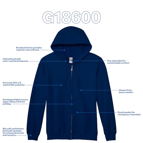 Image of Gildan Men Hooded Sweatshirt
