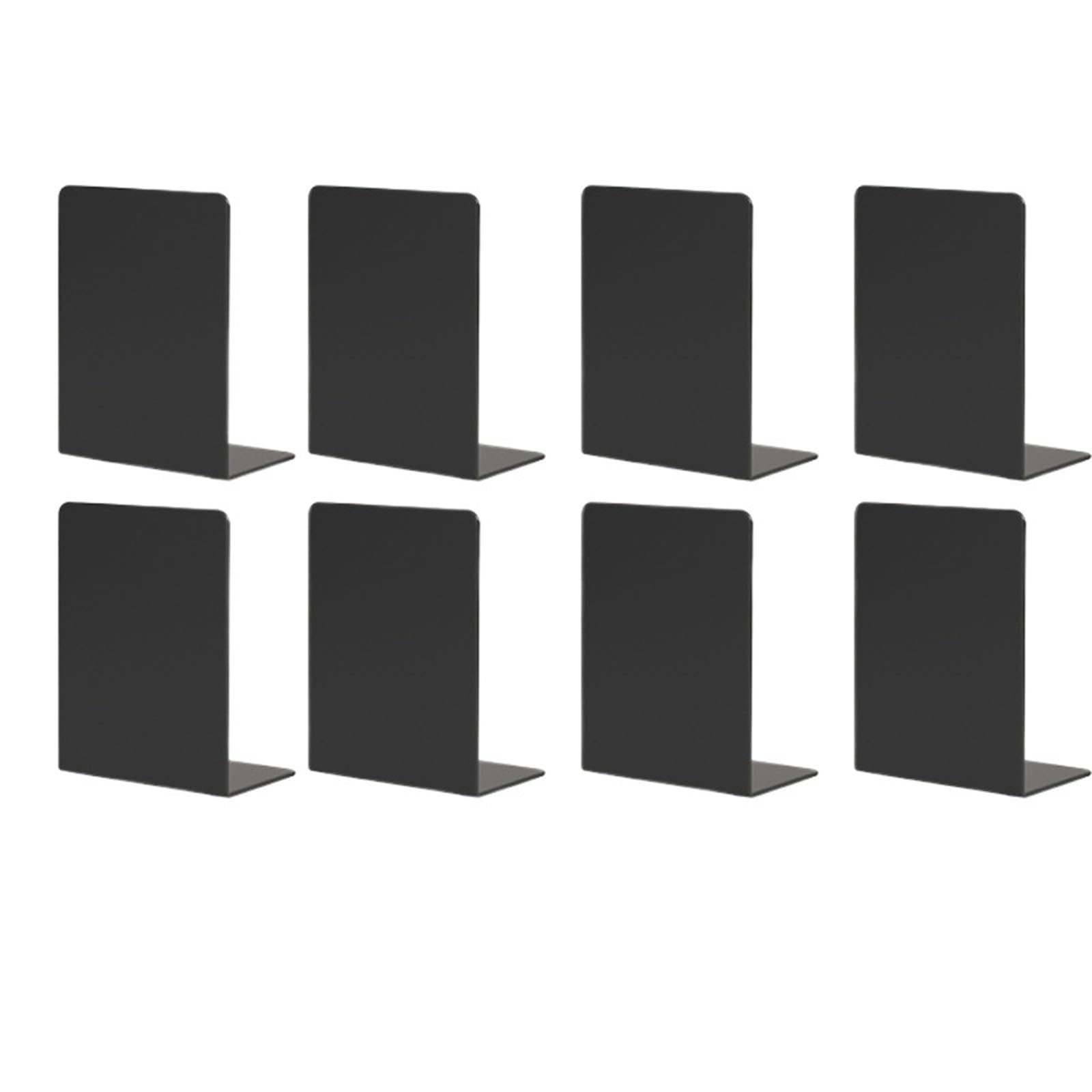 Book Ends White Metal Book Ends, Bookends For Shelves, Stopper For Heavy Books, Dividers For Home Office