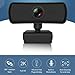 Hilitand 1080P Business Webcam with Microphone, USB 4K Web Computer Camera, for Live Broadcast/Net Class, Computer Accessory for 2000 /XP /7/8(Black)