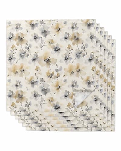 Servilletas de Tela 20x20 Pulgadas Set x6 Beige miniatura 1
