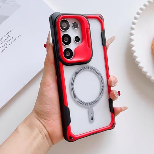 Coque antichoc Samsung S24 Plus rouge silicone fin contre les bris d'écran