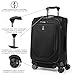 Travelpro Crew Classic Lightweight Softside Expandable Carry on Luggage, 8 Wheel Spinner Suitcase, Men and Women, Carry On 21-Inch, Black