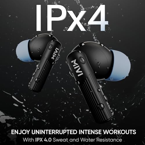 Image of Mivi DuoPods C1 [New Launch] HD Call Clarity Ear Buds Wireless | Longer Playtime | 13mm Bass Drivers | Low Latency for Best Gaming Experience | Type-C Charging | Made in India TWS Earbuds