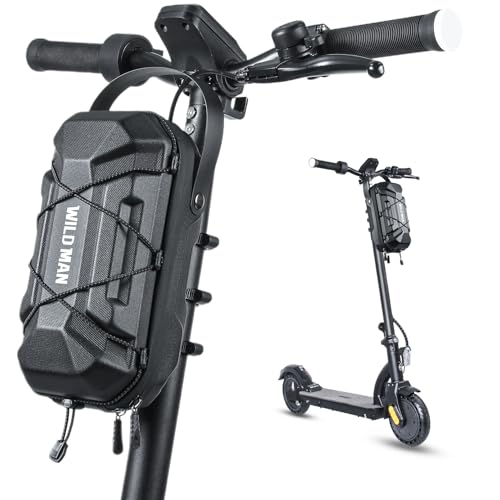 Faireach 3L E Scooter Tasche Schnellverschluss Roller Tasche mit Mehrfarbige Elastische Kordel Wasserdicht Große Kapazität Lenkertasche Escooter für Segway Ninebot Xiaomi Mijia