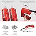 SHALL Electric Staple Gun, 2 in 1 Cordless Upholstery Stapler Nail Gun for Wood, 4V Rechargeable Brad Nailer Kit w/ 2500 Staples Nails, Staple Remover & Fast Charger for Crafts, DIY, Decoration