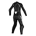 Dainese-AVRO D2 2 PCS LADY Monos, Negro/Negro/Antracite, Talla 48