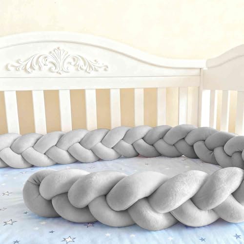 Soft Breathable Mattress Edge, Cotton Bed Set All Round Braided Pillow for Room.. (A16,150cm)