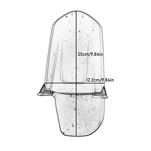 Adsspro Motorcycle Imitation Carbon Fiber Rear Shock Fender Mudguard Fender Protector Mud Guard Cover Plastic Mud Flap For Sur Ron Sur-Ron Surron X S Segway X160 X260 Pit Dirt Bike Electric Bike #TOP1