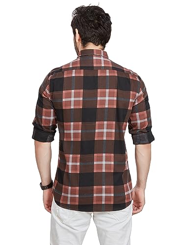 Image of BE ACTIVE Cotton Casual Checks Shirts for Men|| Casual Shirts for Men|| Mens Casual Shirts Full Sleeve