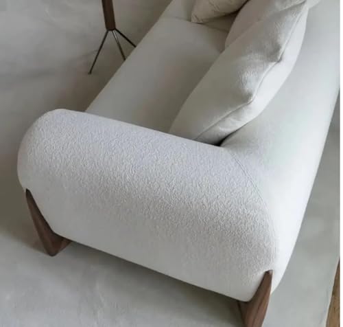 Image of Modern Classic 3 Seater Sofa Couch Fabric & Valvet Tufted Chesterfield Sofa Living Room and Office (3 Seater Cream Boucle) | Premium Material, Easy Maintenance, Spacious Seating