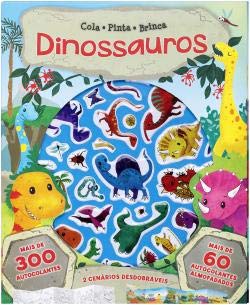 Dinossauros - Cola, pinta e brinca