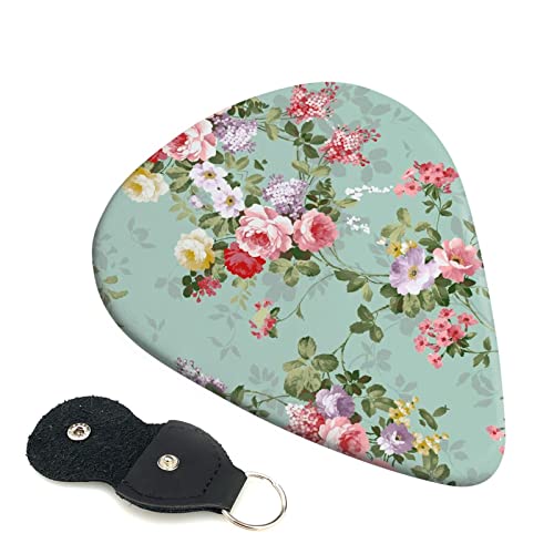 Ensemble de 6 médiators de guitare à fleurs florales vintage pour guitare acoustique, guitare électrique, basse, ukulélé… - Les Beatles, Paul McCartney, John Lennon, RIngo Starr, George Harrison Ensemble de 6 médiators de guitare à fleurs florales vintage pour guitare acoustique, guitare électrique, basse, ukulélé…