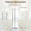Acrylic Podium Lectern with Iron Stable Bottom, Pulpits for Churches ...