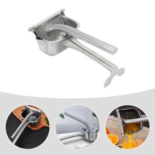 Exprimidor manual de acero inoxidable 304 ligero y resistente Operitacx 4