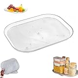 Rotierender Kühlschrank-Organizer | SPINTRAY, 360° Drehplatte Drehteller Kühlschrank, Lazy Susan für Kühlschrank, Schränke, Tisch, Umkleideraum, Arbeitsfläche(1 Stück)