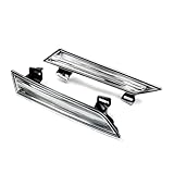 Front grille, 2Pcs Compatible For Nissan Murano 2009-2014 Left+Right Side Front Headlight Reflector Panel Grille Accessories(CZECH REPUBLIC)