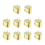 AEDIKO 10pcs EE-14 Audio Transformer High Efficiency Audio Isolation Transformers 1080 : 1080 Ohm for Voltage Amplification and Power Output