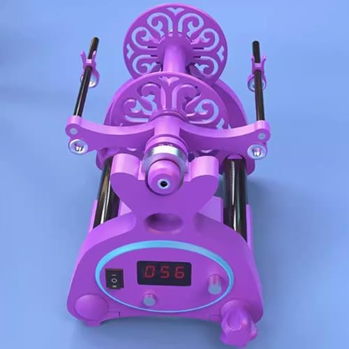 Adjustable Speed Electric Spinning Machine 1800rpm, 14mm Aperture, Digital Display, Removable Control Box, Forward/Reverse Switch, Ideal for Weaving & Craft Projects