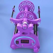 Yarn Winder, Yarn Ball Winder,12v Table Top Hand Operated Winder, Wool Winder for Crocheting-3 12cm Spools+Digital Display +Forward and Reverse Rotation+Speed Regulation,C