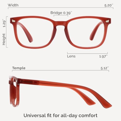 Image of CCVOO Reading Glasses for Women, Eye glasses, Blue Light Readers for Women, Cheaters