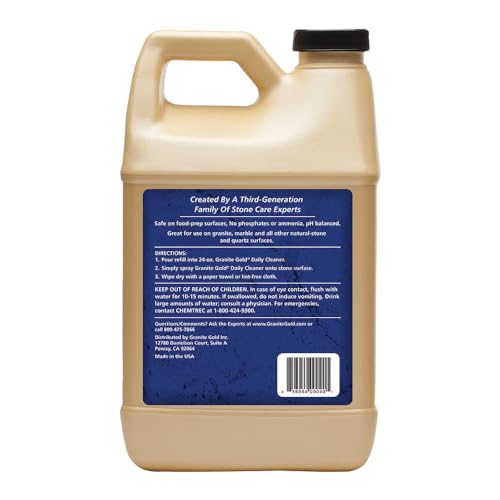 Granite Gold Daily Cleaner Refill, Plastic, Gold