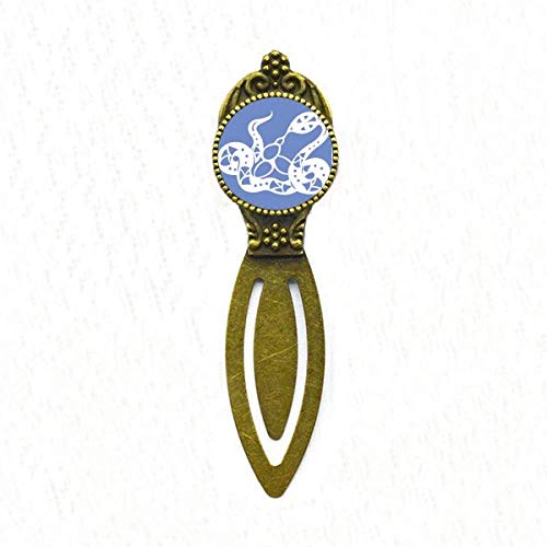 Marque-page Année du Serpent en style rétro de bureau chic